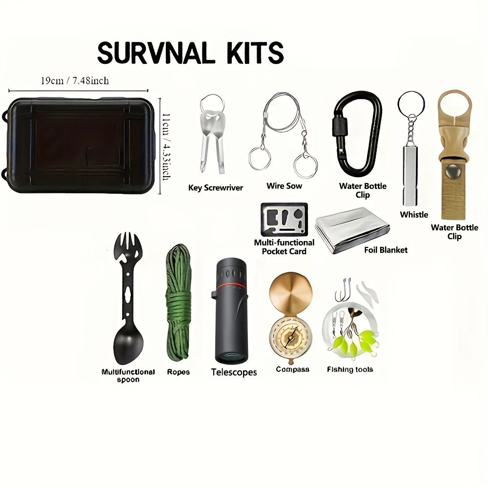 Outdoor Camping Gear Set - Essential Survival Kit for Adventurers