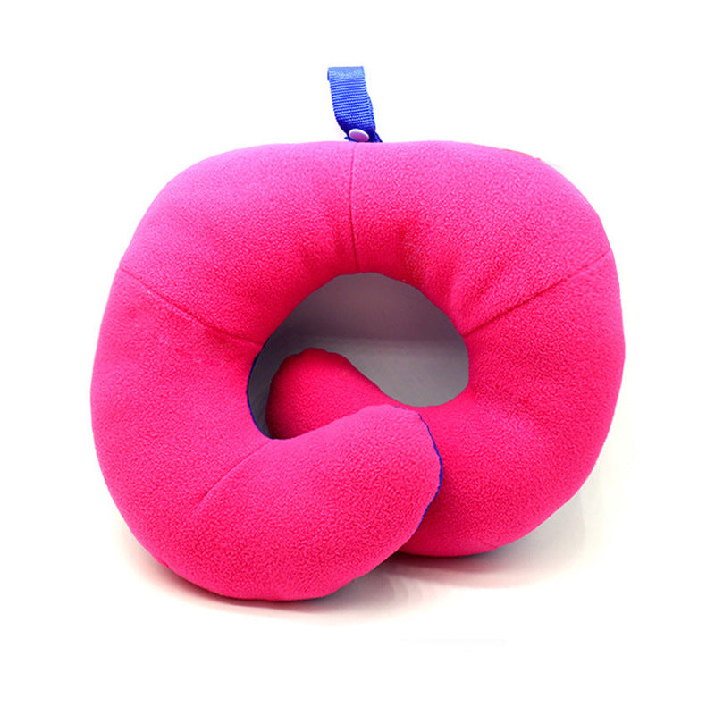 Airplane Car Travel Bow U-Shaped Pillow