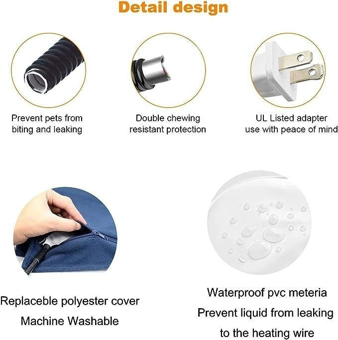 Winter Home Outdoor Thick Pet Electric Blanket for Dogs and Cats