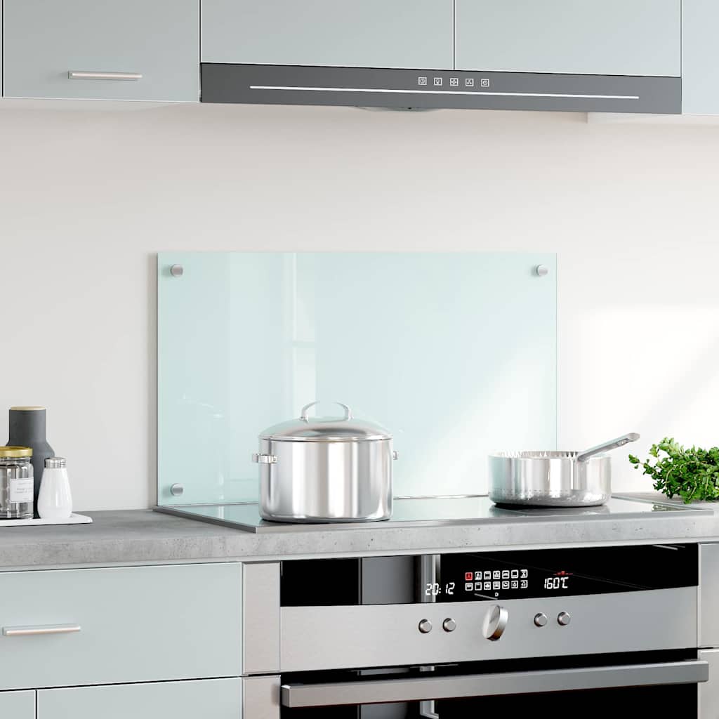 Tempered Glass Kitchen Backsplash