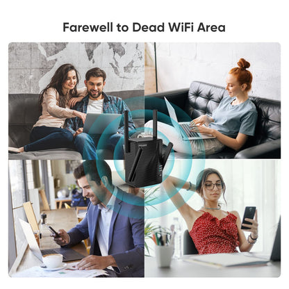 WiFi Extender - Home WiFi Booster with Dual-Band Wireless Extension
