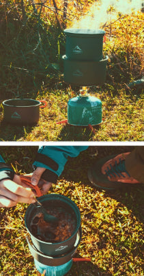 Widesea Outdoor Cookware Set - Heat-Collecting Energy-Boosting Camping Gear