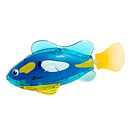 Electronic Pet Fish Toy with LED Light - Interactive Swimming Fun for Cats