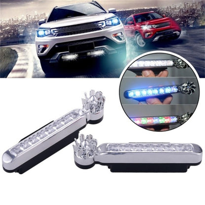 2Pcs Wind Energy Daylight LED Car DRL - RGB Motorcycle Styling