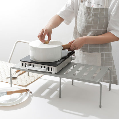 Telescopic Kitchen Rack - Versatile Kitchen Supplies Rack