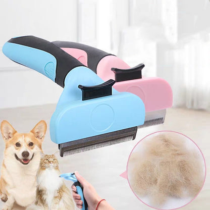Pet Grooming Tool - Ergonomic Dog and Cat Comb for Efficient Grooming