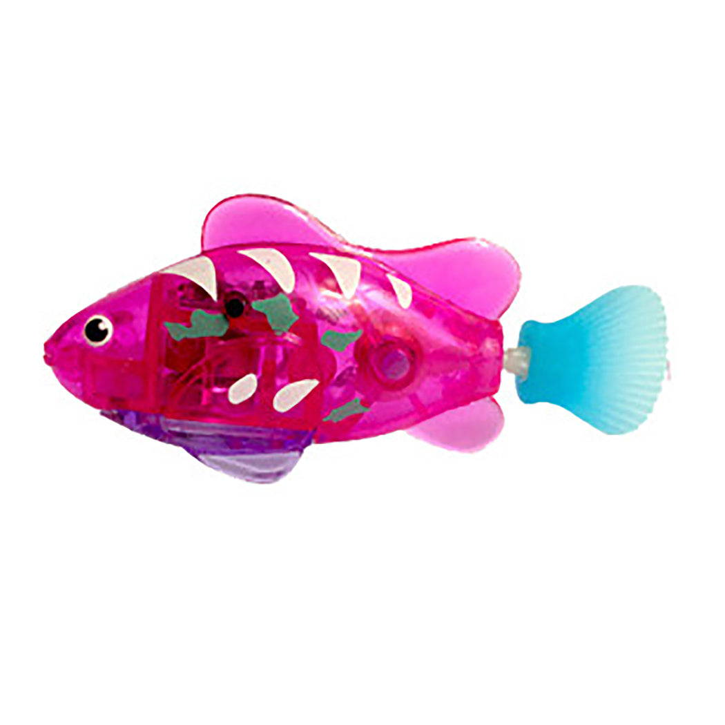 Electronic Pet Fish Toy with LED Light - Interactive Swimming Fun for Cats