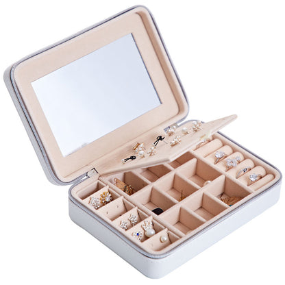 Multifunctional Jewelry Storage Box for Earrings, Rings, and More