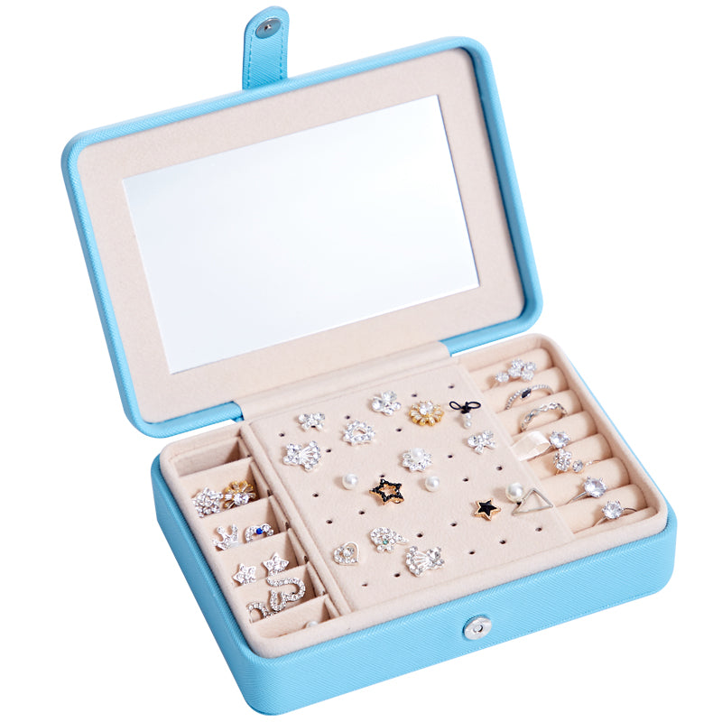 Multifunctional Jewelry Storage Box for Earrings, Rings, and More