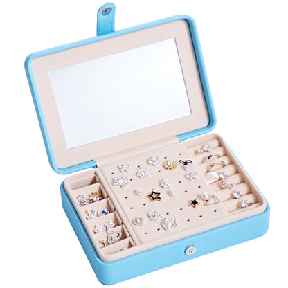 Multifunctional Jewelry Storage Box for Earrings, Rings, and More