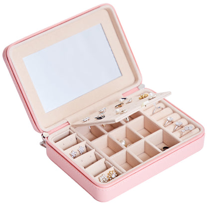 Multifunctional Jewelry Storage Box for Earrings, Rings, and More