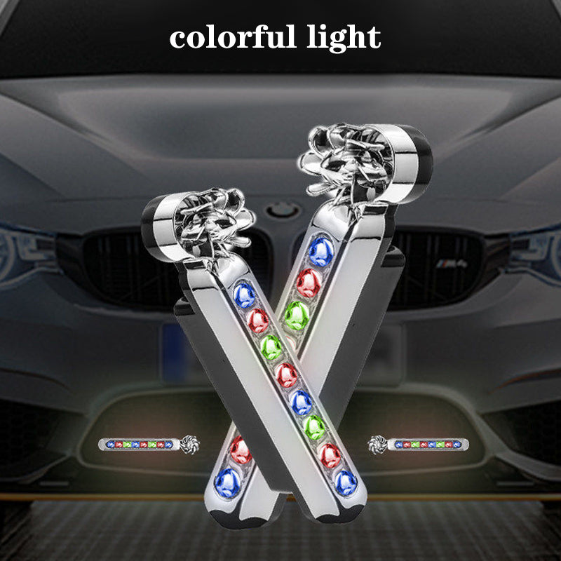 2Pcs Wind Energy Daylight LED Car DRL - RGB Motorcycle Styling