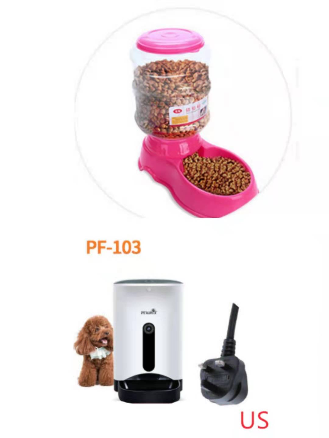 3.5L Automatic Pet Feeding Basin - Convenient Food and Water Dispenser