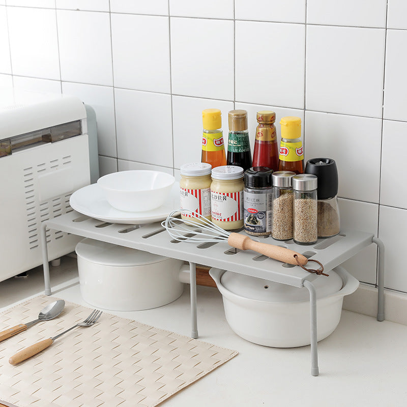 Telescopic Kitchen Rack - Versatile Kitchen Supplies Rack