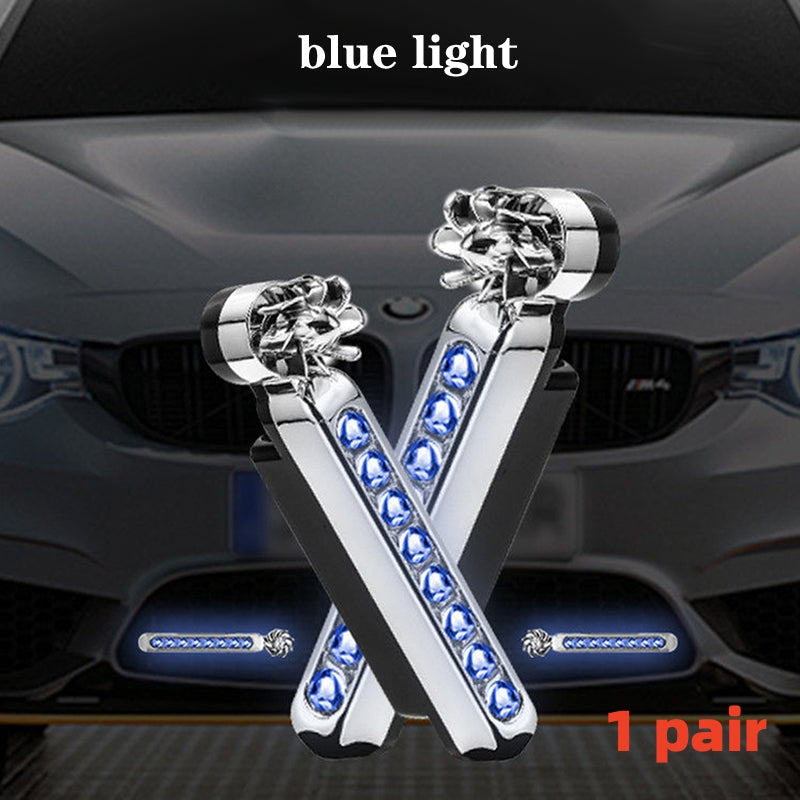 2Pcs Wind Energy Daylight LED Car DRL - RGB Motorcycle Styling