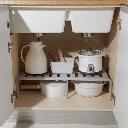 Telescopic Kitchen Rack - Versatile Kitchen Supplies Rack