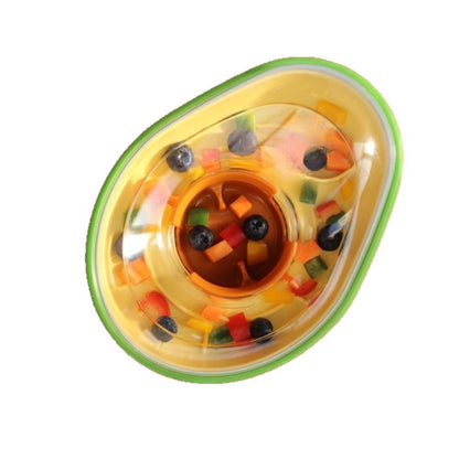 Anti-Tumble Avocado Pet Feeding Bowl - Stylish and Functional Design