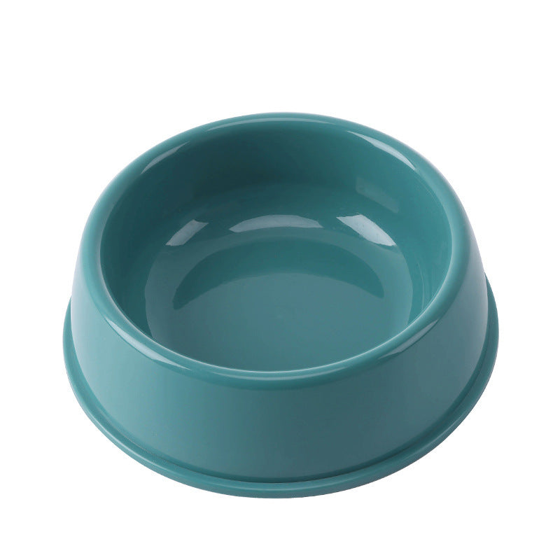 Large Dog Bowl - Durable Plastic Pet Tableware in Multiple Colors