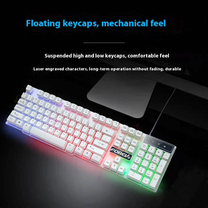 Wired Luminous Keyboard - Desktop and Notebook Computer Accessory