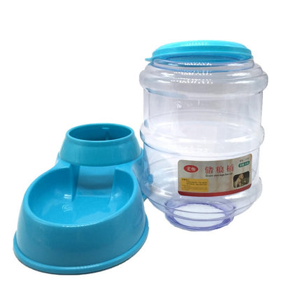 3.5L Automatic Pet Feeding Basin - Convenient Food and Water Dispenser