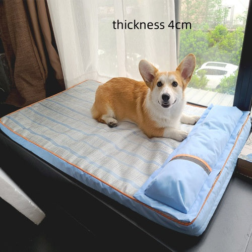 Dog Mat Sleeping with Pet Mat - Summer Anti-Bite Mattress