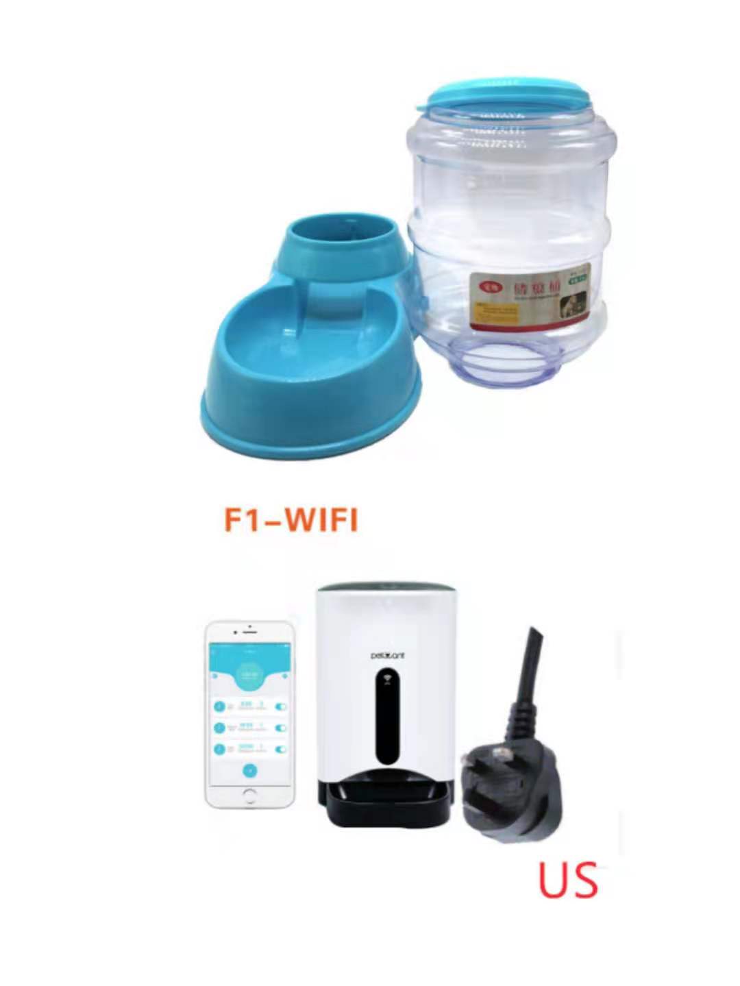 3.5L Automatic Pet Feeding Basin - Convenient Food and Water Dispenser