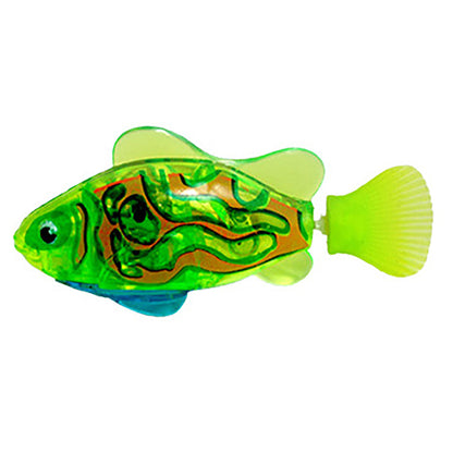 Electronic Pet Fish Toy with LED Light - Interactive Swimming Fun for Cats