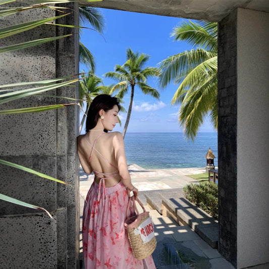 Tea-Party French-Style Chic Exquisite Long Dress