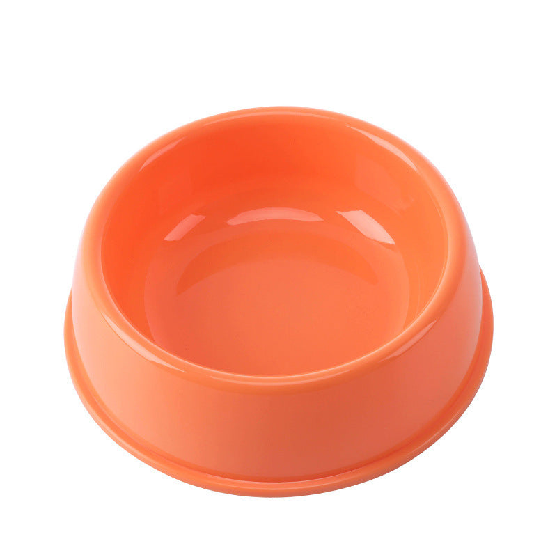 Large Dog Bowl - Durable Plastic Pet Tableware in Multiple Colors