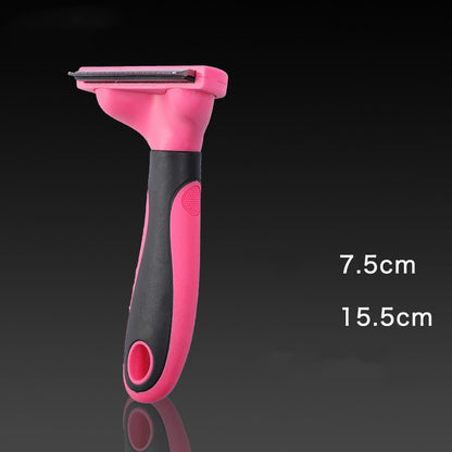Pet Grooming Tool - Ergonomic Dog and Cat Comb for Efficient Grooming