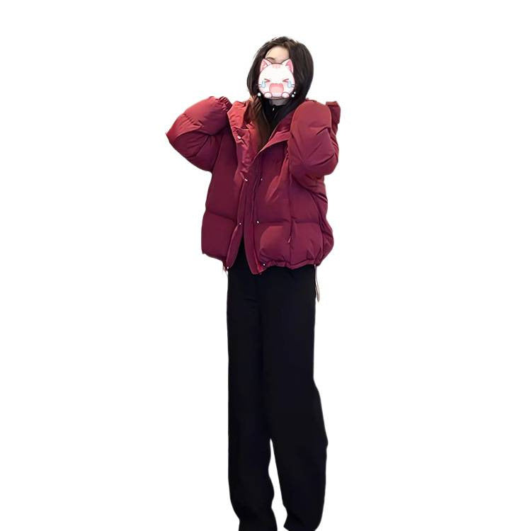 Stylish Winter Cropped Hooded Jacket - Celebrity-Inspired Casual Wear