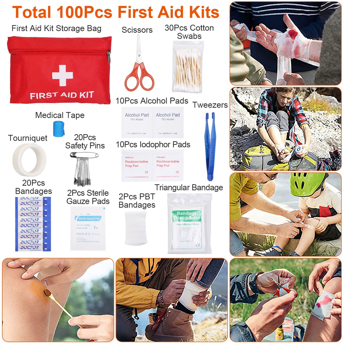 125-Piece Survival Kit - Professional Emergency Gear for Outdoor Adventures