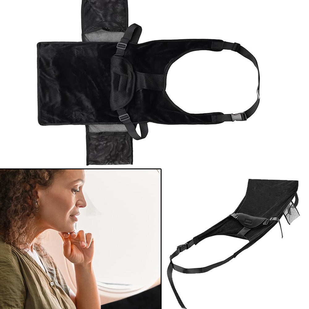 Lightweight Toddler Airplane Foldable Bed - Travel Hammock for Kids