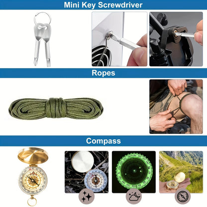 Outdoor Camping Gear Set - Essential Survival Kit for Adventurers
