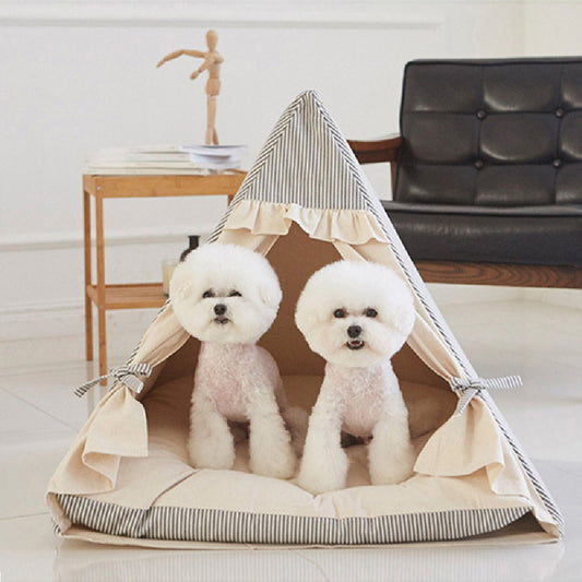 Cozy & Stylish Warm Detachable Kennel for Pets - Available in Multiple Colors