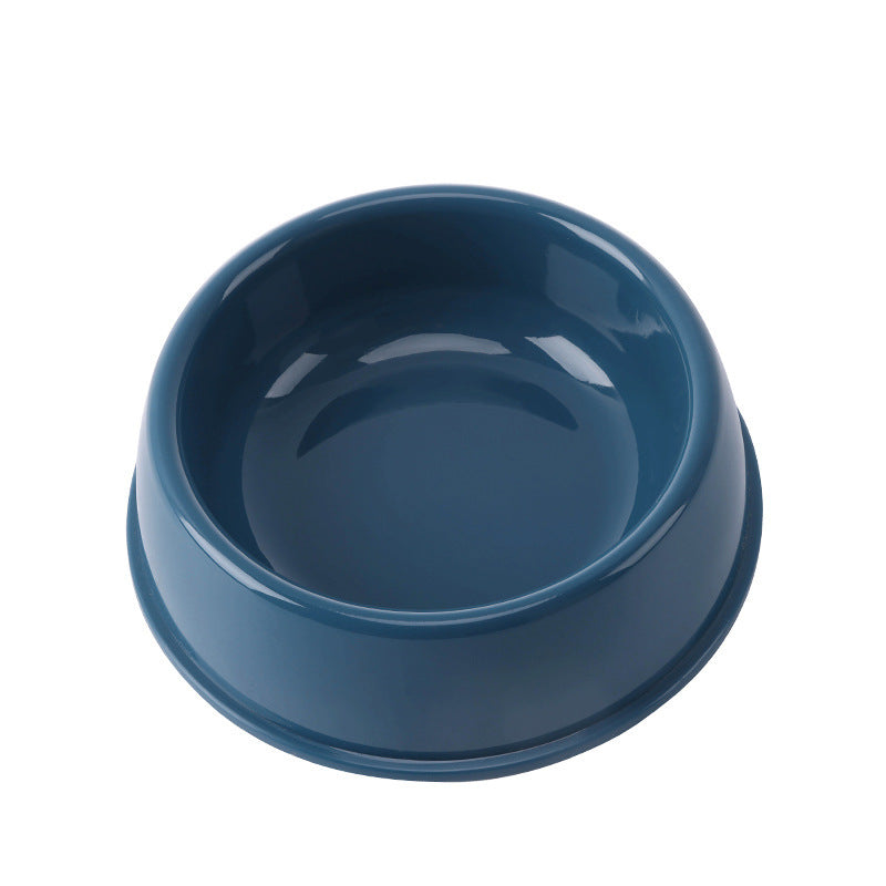 Large Dog Bowl - Durable Plastic Pet Tableware in Multiple Colors