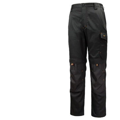 Abrasion-Resistant Multi-Pocket Loose-Fit Work Pants with Reflective Strips