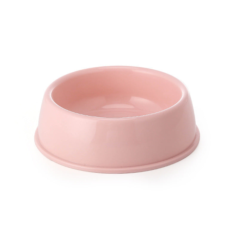 Large Dog Bowl - Durable Plastic Pet Tableware in Multiple Colors