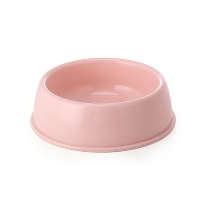Large Dog Bowl - Durable Plastic Pet Tableware in Multiple Colors